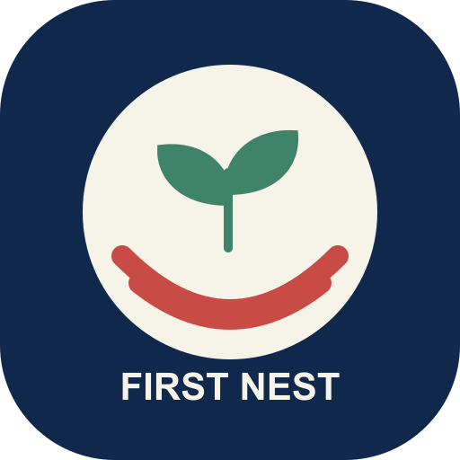 First Nest sprout and nest logo